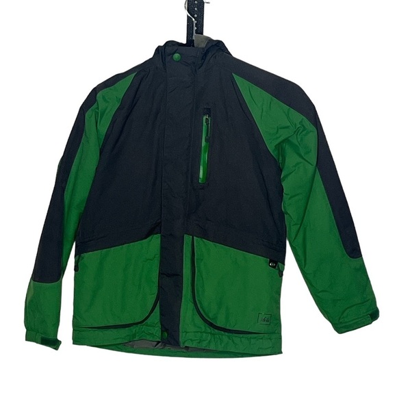 REI Hooded Boys Winter Jacket Sz M (10-12) - Picture 1 of 9